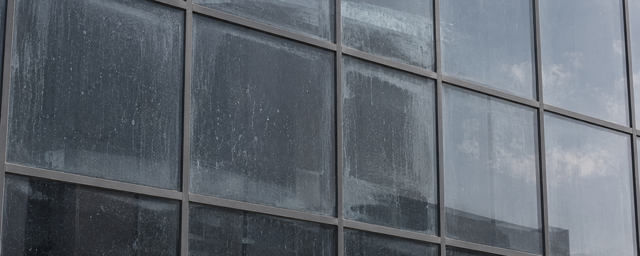Fenster nach der Glasreinigung